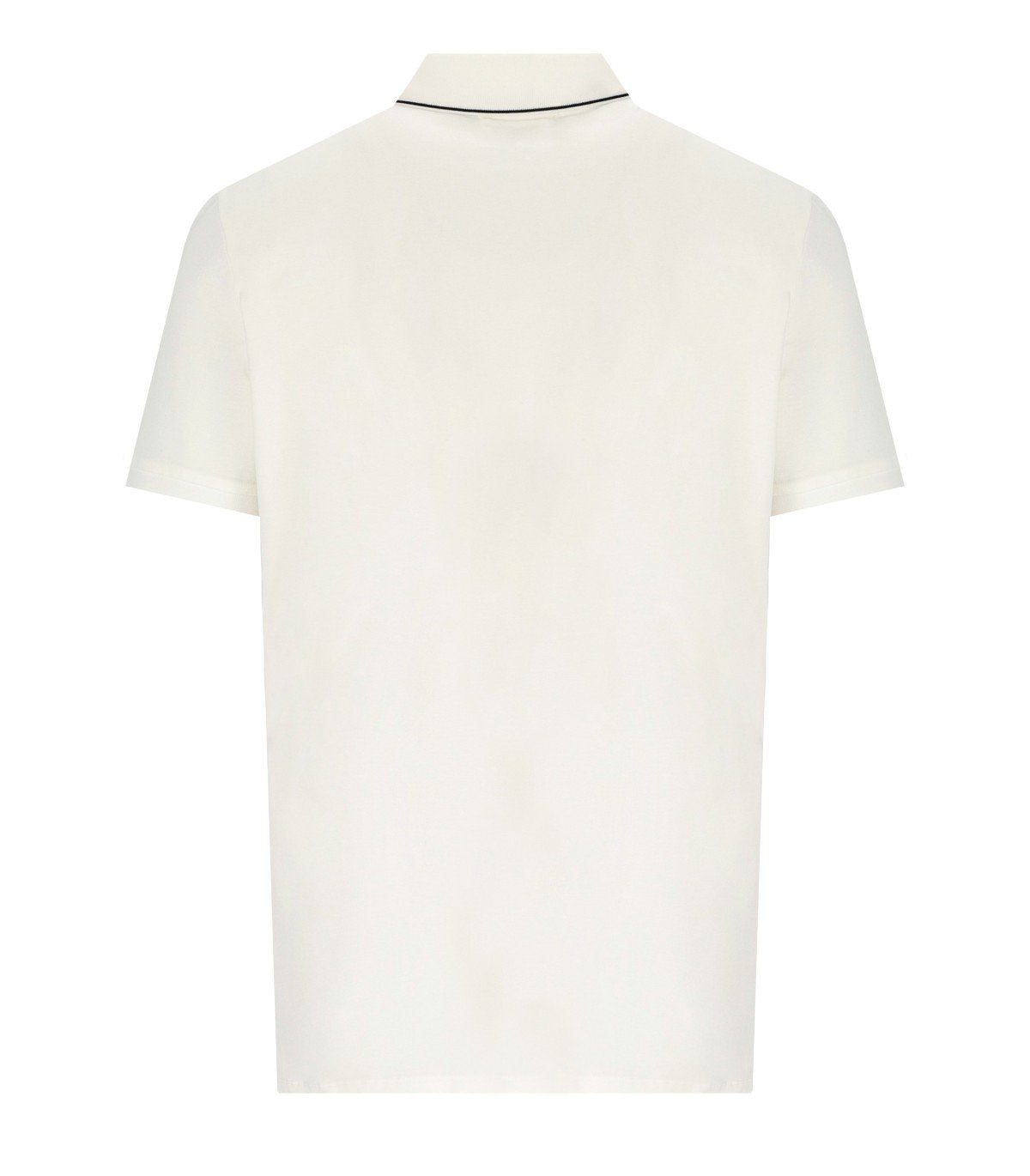 POLO STRETCH PIQUET GAUZE WHITE C.P. COMPANY