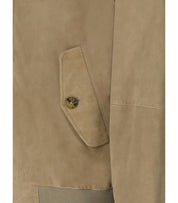 BARACUTA G9 SUÈDE STORM GRAY BOMBER JACKET