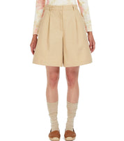 MAX MARA WEEKEND ECUBA BEIGE BERMUDA SHORTS