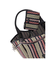 EMPORIO ARMANI MULTICOLOR WOVEN SHOPPING BAG