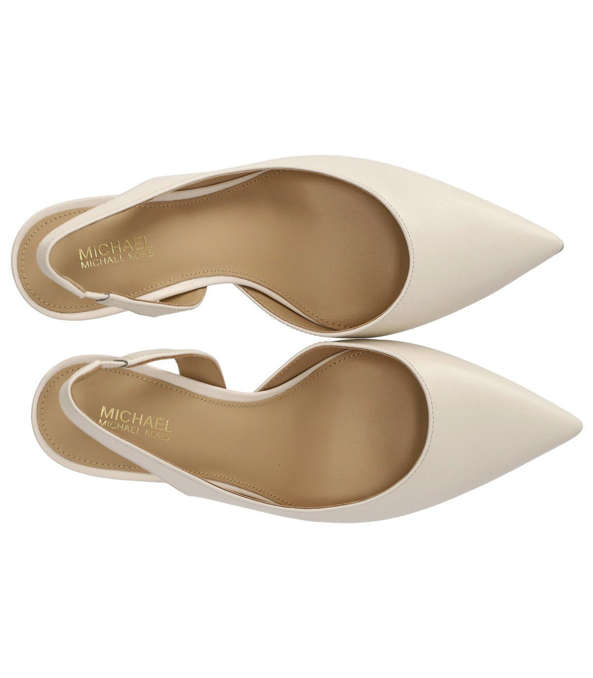 ZAPATO DE TACÓN SLINGBACK ALINA FLEX CREMA MICHAEL KORS
