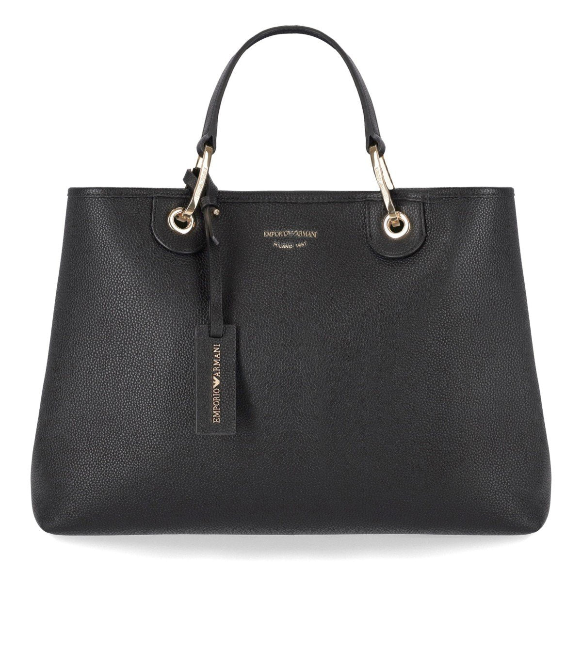EMPORIO ARMANI MYEA BLACK SHOPPING BAG