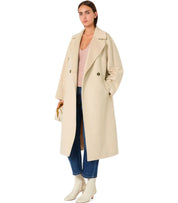 CAPPOTTO CON CINTURA RESINA AVORIO MAX MARA WEEKEND