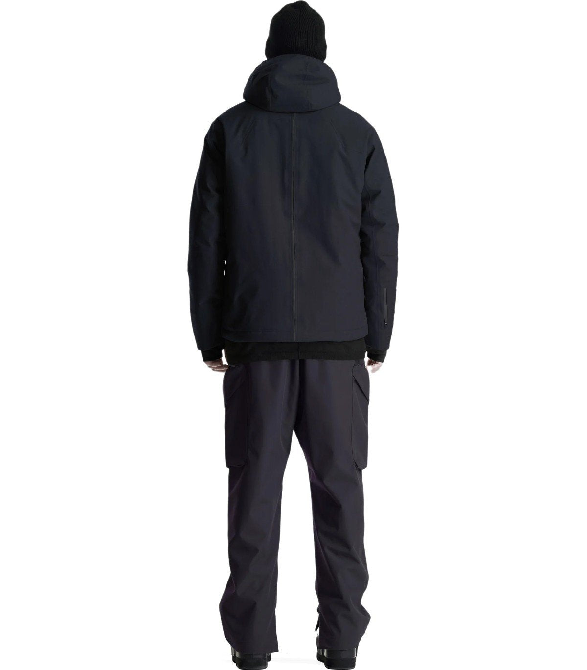 KRAKATAU WERYK BLACK HOODED JACKET