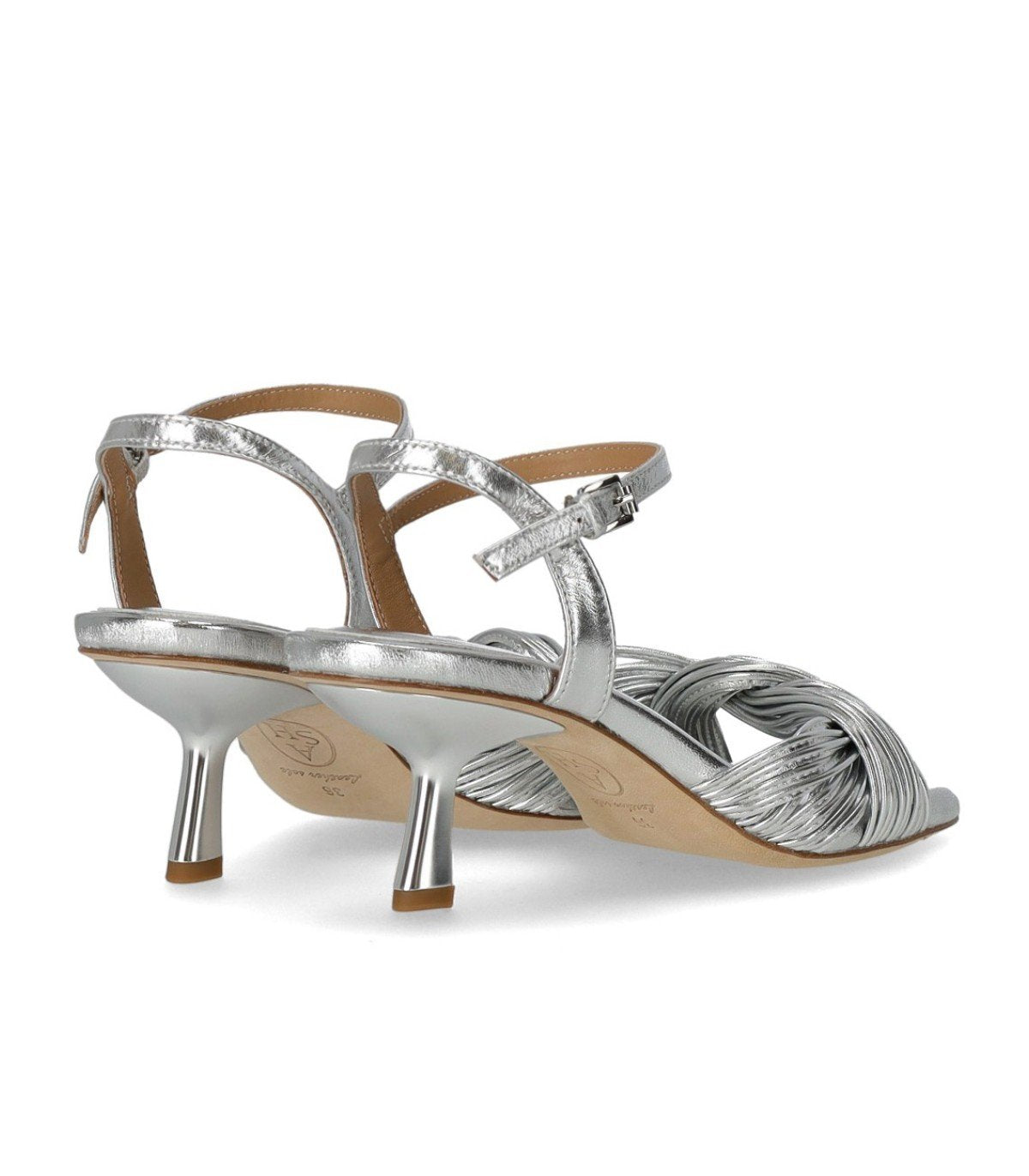 ASH JANIS SILVER HEELED SANDAL