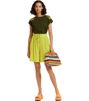 ESSENTIEL ANTWERP DIDIM LIME BERMUDA SHORTS