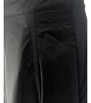 ADD NYLON BRIGHT BLACK LONG SKIRT