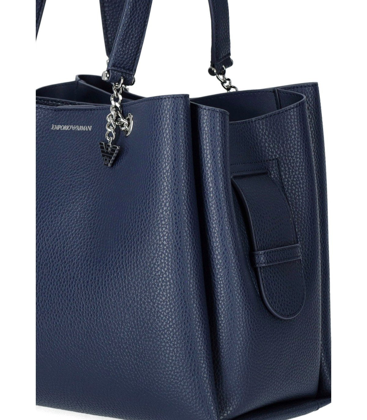 BOLSO SHOPPING CHARM AZUL MARINO EMPORIO ARMANI