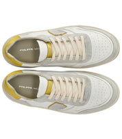 PHILIPPE MODEL NICE WHITE YELLOW SNEAKER
