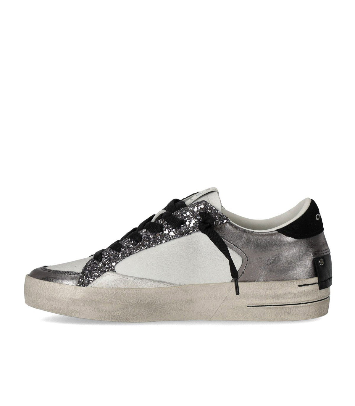 CRIME LONDON SK8 DELUXE GUNMETAL SNEAKER
