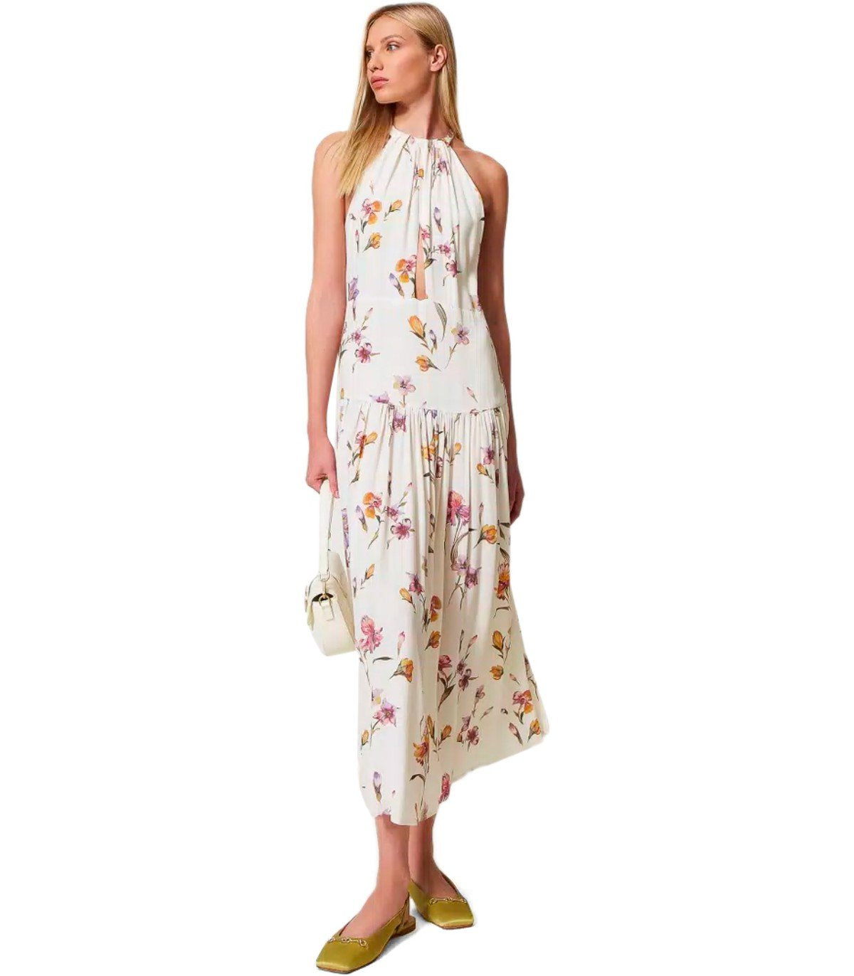 TWINSET MADREPERLA FLORAL LONG DRESS