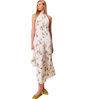 TWINSET MADREPERLA FLORAL LONG DRESS