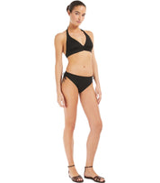 MAX MARA BEACHWEAR SANDRA BLACK BIKINI BOTTOM