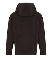 FELPA CON CAPPUCCIO CON LOGO MARRONE EMPORIO ARMANI