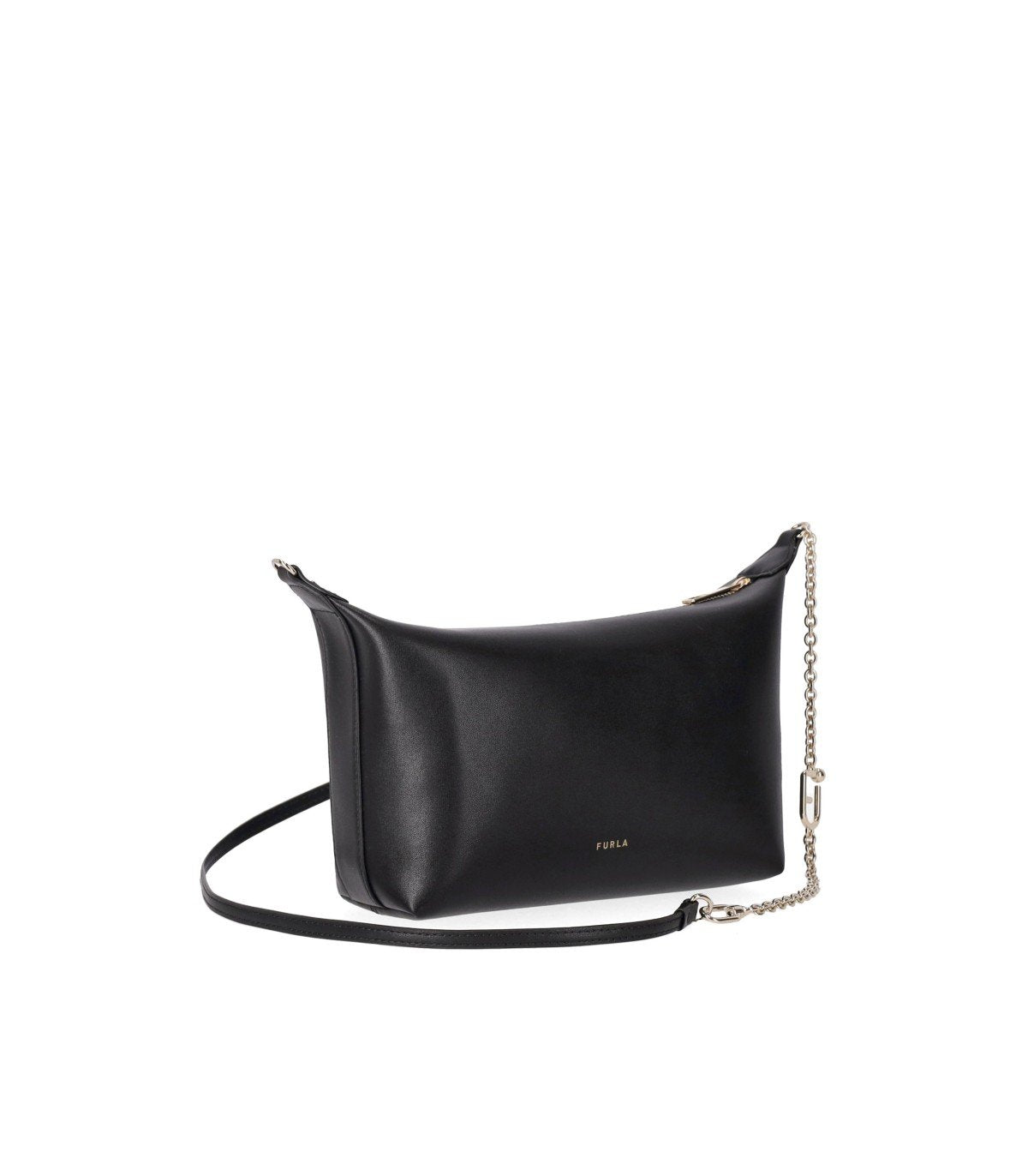 FURLA NUVOLA MINI BLACK CROSSBODY BAG
