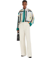 PANTALONE A PALAZZO ANGOLA SABBIA MAX MARA WEEKEND