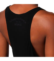 TOP CON LOGO RICAMATO NERO ELISABETTA FRANCHI