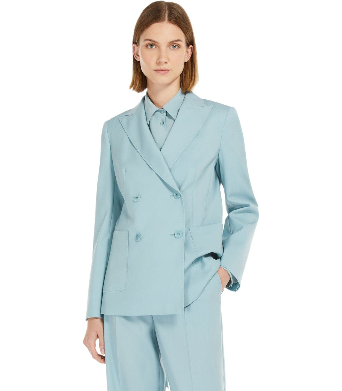MAX MARA WEEKEND NERVOSO ANICE DOUBLE-BREASTED BLAZER