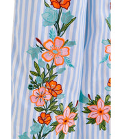 PANTALONE HEVON2 BIANCO E AZZURRO ESSENTIEL ANTWERP