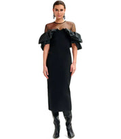 ESSENTIEL ANTWERP ISATIS BLACK DRESS