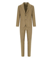 ABITO MONOPETTO GESSATO BEIGE MANUEL RITZ