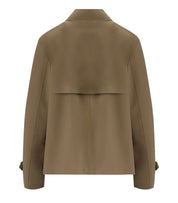 HARRIS WHARF LONDON TOBACCO SCUBA CROPPED TRENCH