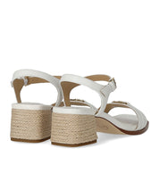 MICHAEL KORS MANDY WHITE HEELED SANDAL