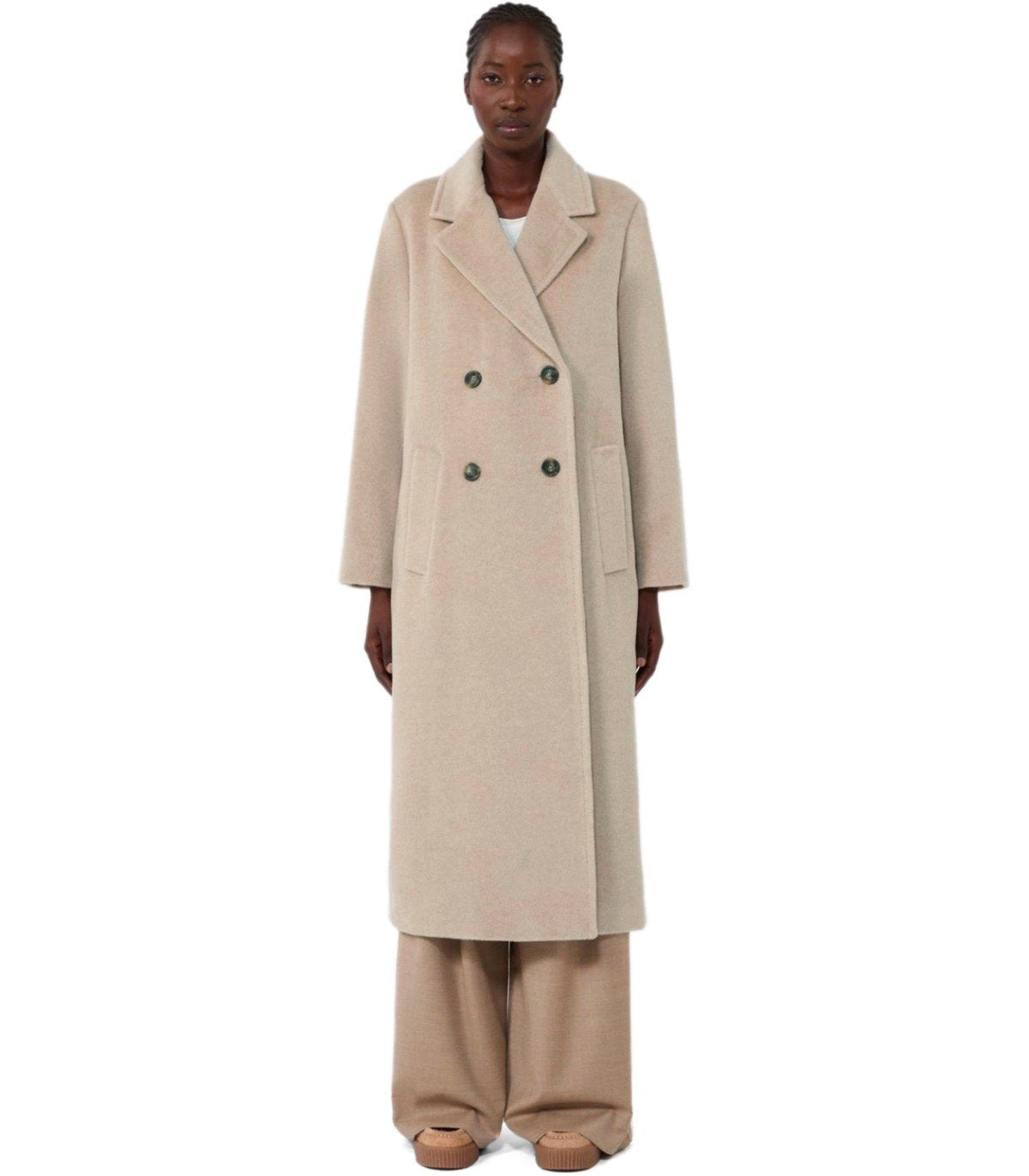 CAPPOTTO DOPPIOPETTO ZUFOLO BEIGE CHIARO MAX MARA WEEKEND