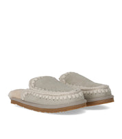 MOU FULL ESKIMO STICH SILVER BIRCH SLIPPER