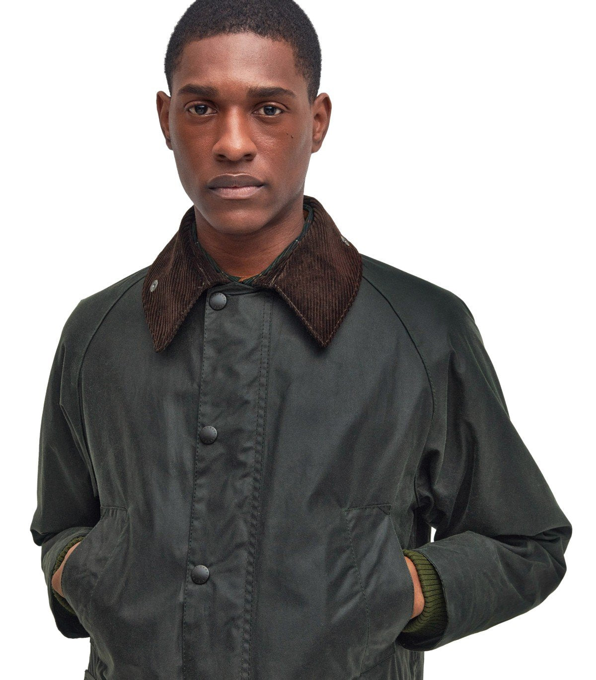 BARBOUR BEDALE WAX SAGE GREEN JACKET