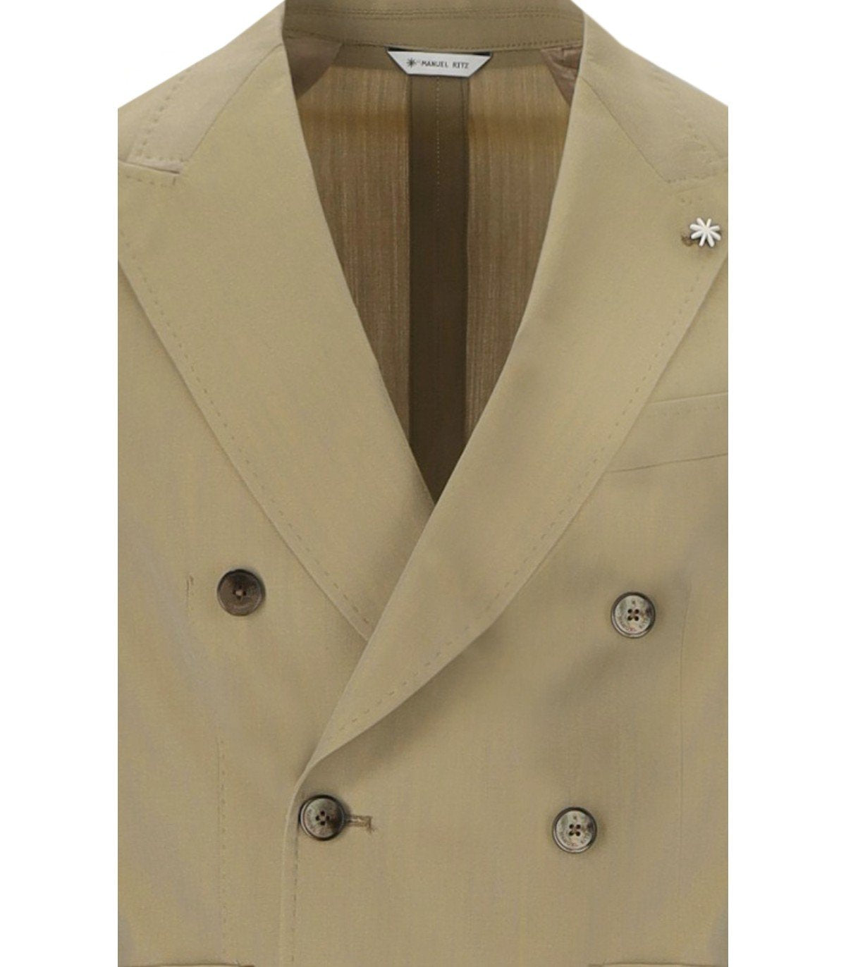 MANUEL RITZ GREEN DOUBLE-BREASTED SUIT