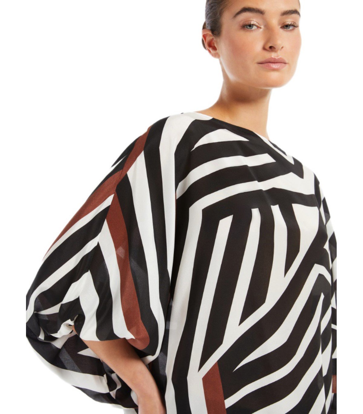 MAX MARA BEACHWEAR CAMINO KAKAO BLOUSE