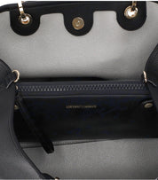 EMPORIO ARMANI MYEA BLACK SHOPPING BAG