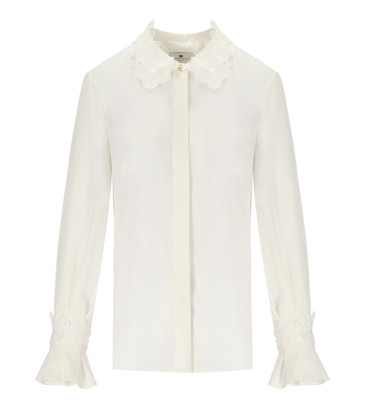 CAMICIA IN GEORGETTE AVORIO ELISABETTA FRANCHI