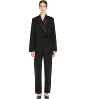 MAX MARA WEEKEND BAVIERA BLACK WRAP JUMPSUIT