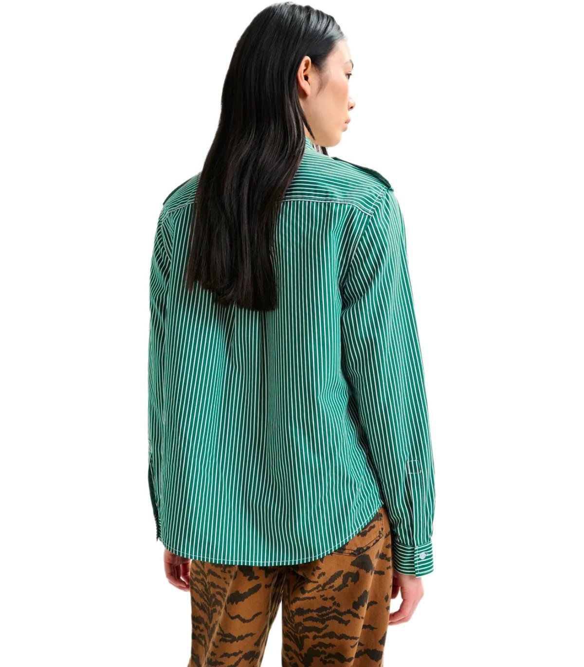 ESSENTIEL ANTWERP IGOLD GREEN SHIRT
