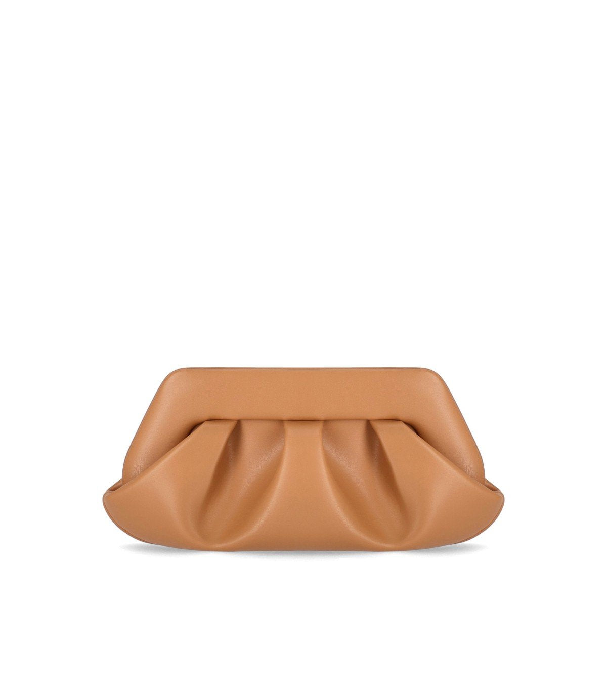 CLUTCH EMERA VEGAN FABRIC MACADAMIA THEMOIRè