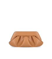THEMOIRè EMERA VEGAN FABRIC MACADAMIA CLUTCH BAG