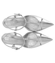 ZAPATO DE TACÓN SLINGBACK EDVIGE PLATA SERGIO LEVANTESI