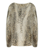 MAGLIONE ANIMALIER BEIGE TWINSET