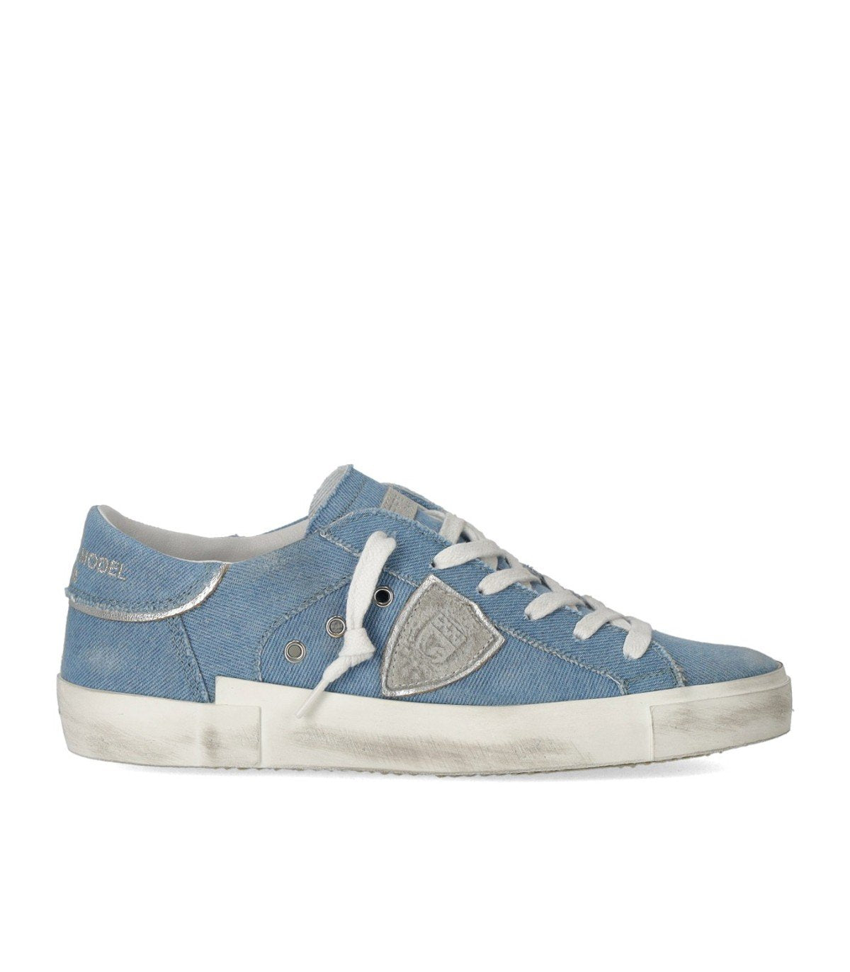 PHILIPPE MODEL PRSX LOW DENIM BLUETTE SNEAKER