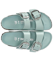 CIABATTA ARIZONA BIG BUCKLE SHINE SURF GREEN BIRKENSTOCK