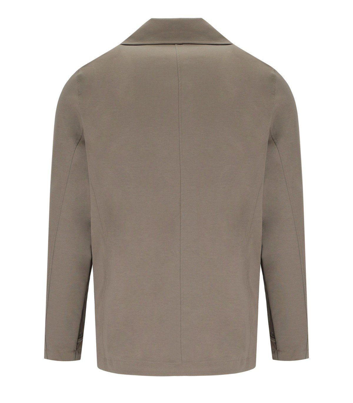 H953 MUD KNITTED PEACOAT