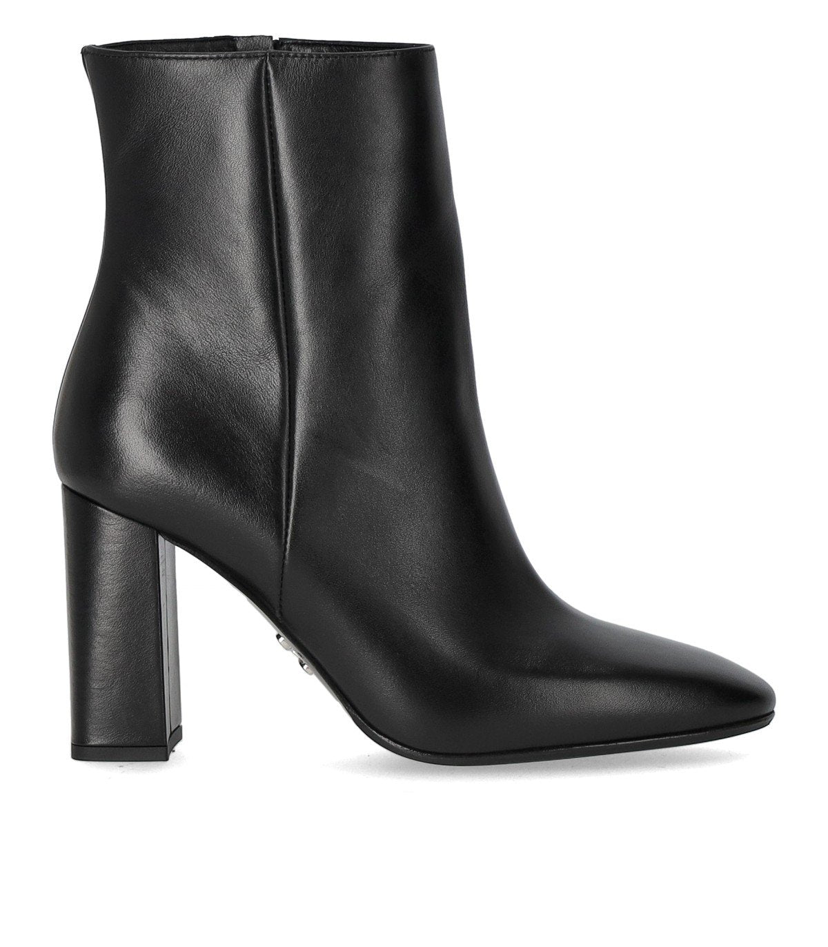SERGIO LEVANTESI TESSA BLACK HEELED ANKLE BOOT