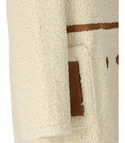 STAND STUDIO CHLOE ECRU DOUBLE-BREASTED JACKET