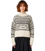 MAGLIONE BRIOSO1234 BIANCO MAX MARA WEEKEND