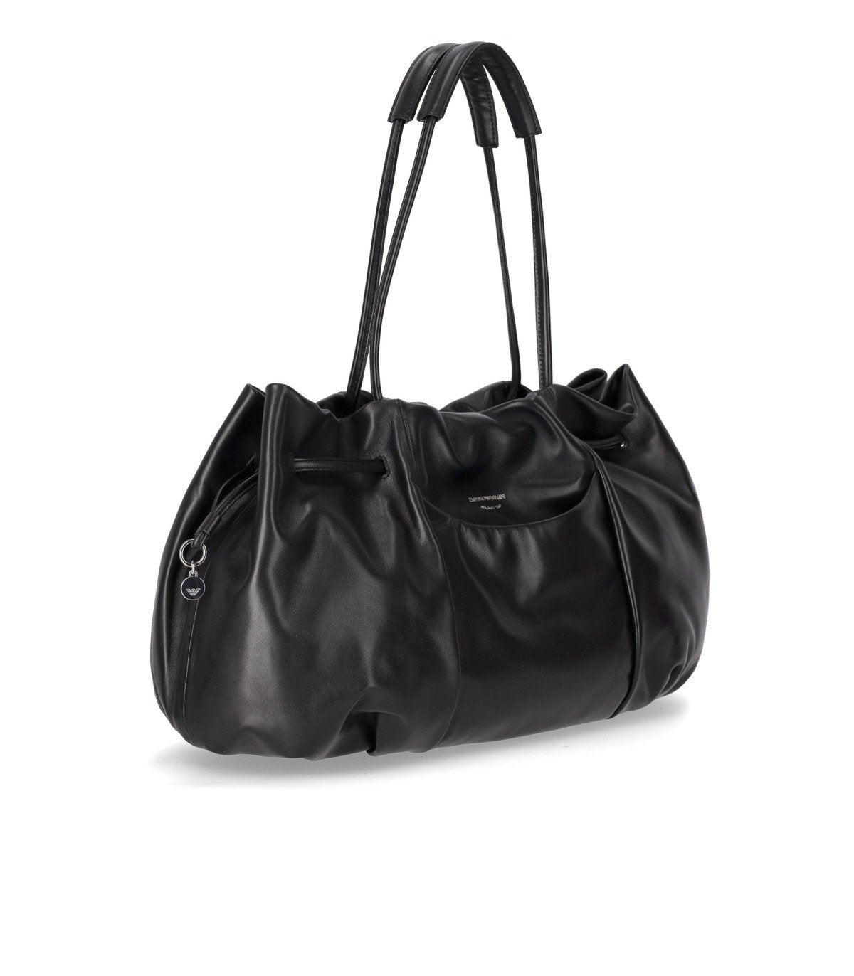 EMPORIO ARMANI BLACK SHOULDER BAG
