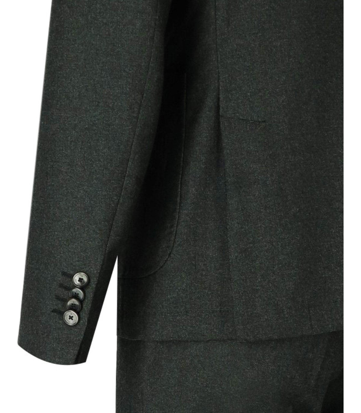 ABITO MONOPETTO VERDE MÉLANGE MANUEL RITZ