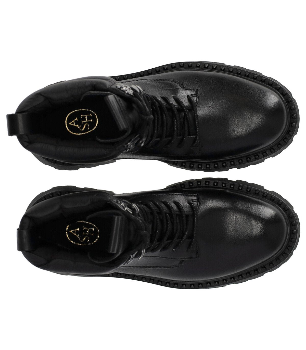 ASH GOTTA SCHWARZE SCHNÜRSTIEFELETTE