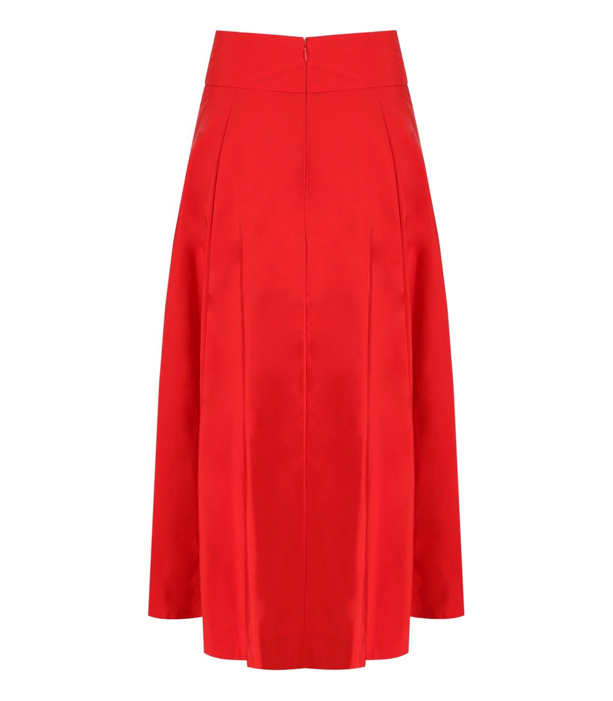 ESSENTIEL ANTWERP HOSANNA RED MIDI SKIRT